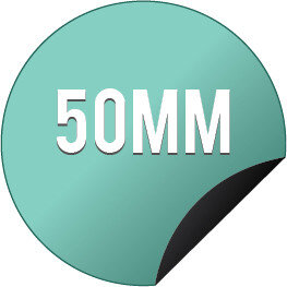 Geboortesticker - 50mm rond