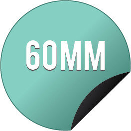 Geboortesticker - 60mm rond